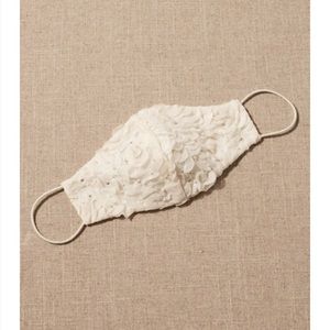 BHLDN bridal face mask